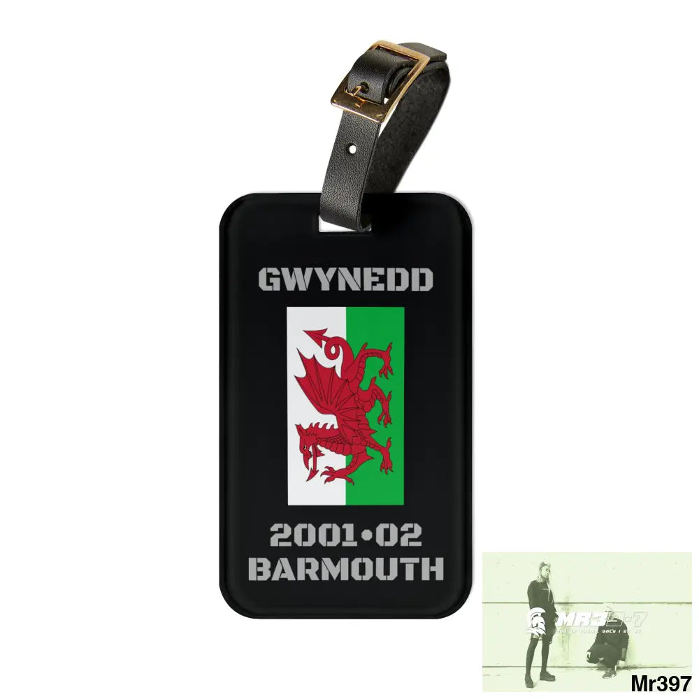 Barmouth Wales MR39-7 Luggage Tag 2.4’’ × 4’’ Accessories