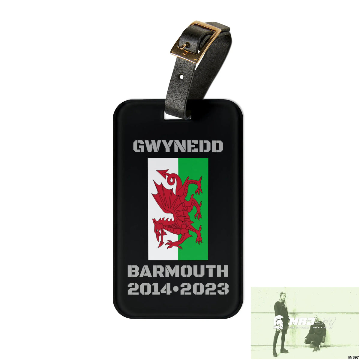 Barmouth Wales MR39-7 Luggage Tag 2.4’’ × 4’’ Accessories