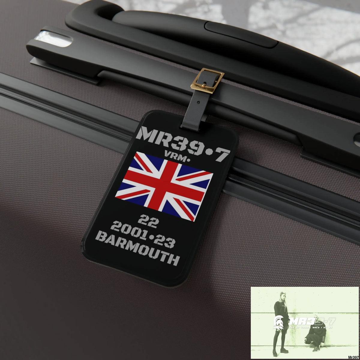 Barmouth Wales - Psycology Mr39-7 2001•23 Luggage Tag 2.4’’ × 4’’ Accessories
