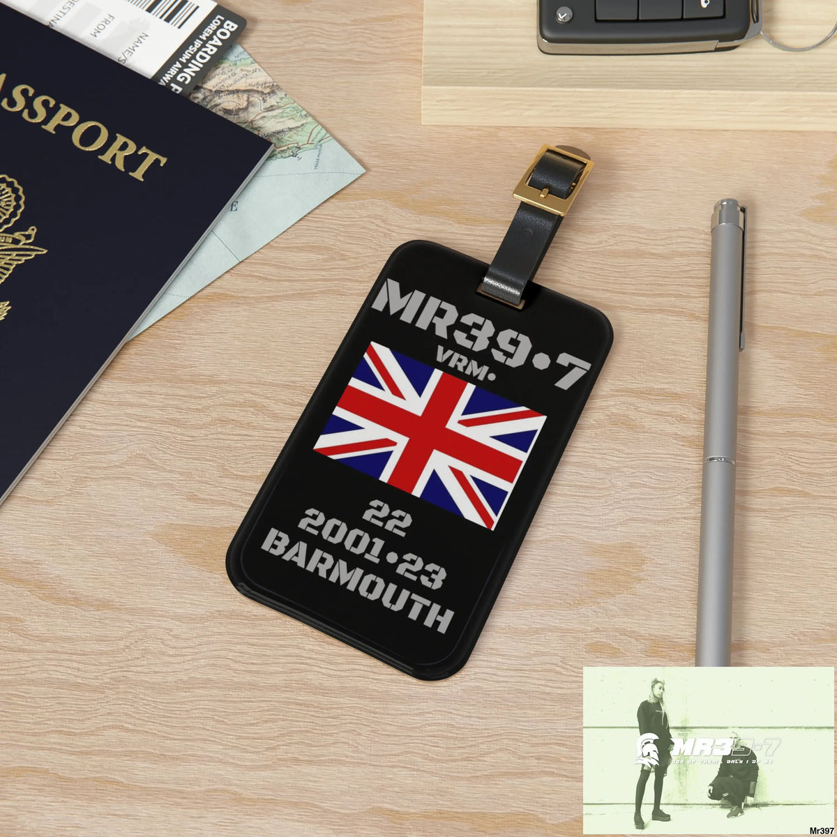 Barmouth Wales - Psycology Mr39-7 2001•23 Luggage Tag 2.4’’ × 4’’ Accessories