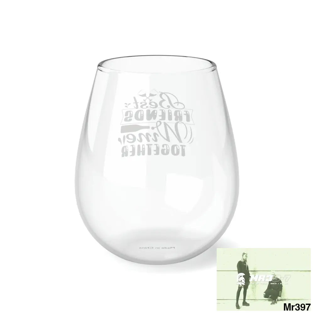 Best friends Wine together Stemless Wine Glass 11.75oz 11.75oz Mug