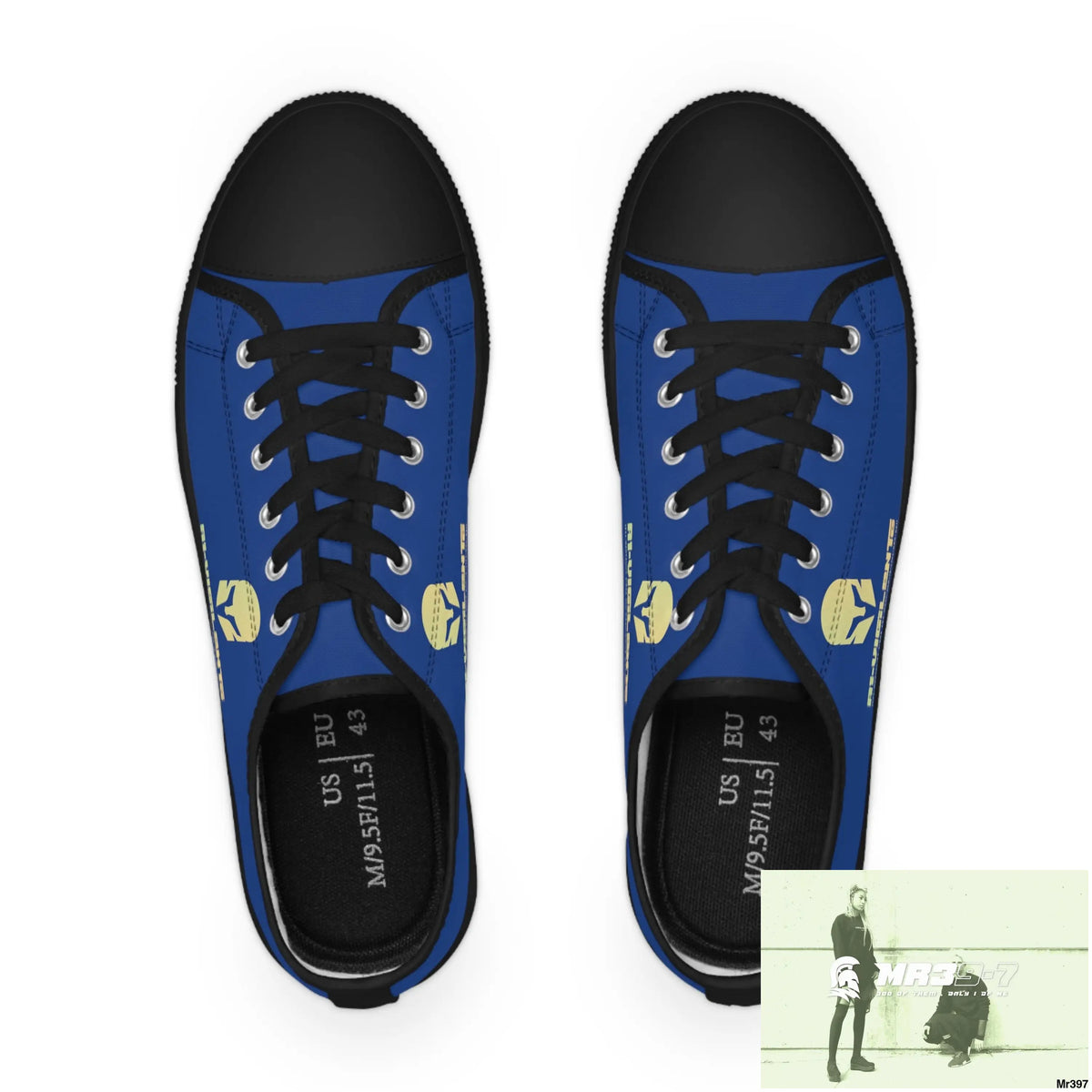 Blue A1-Vigilante Men’s Low Top Sneakers Shoes