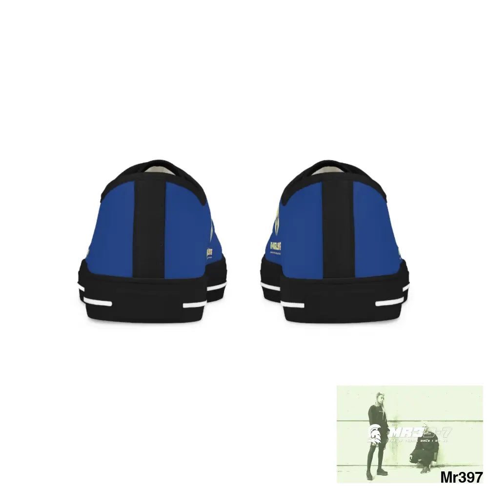 Blue A1-Vigilante Men’s Low Top Sneakers Shoes