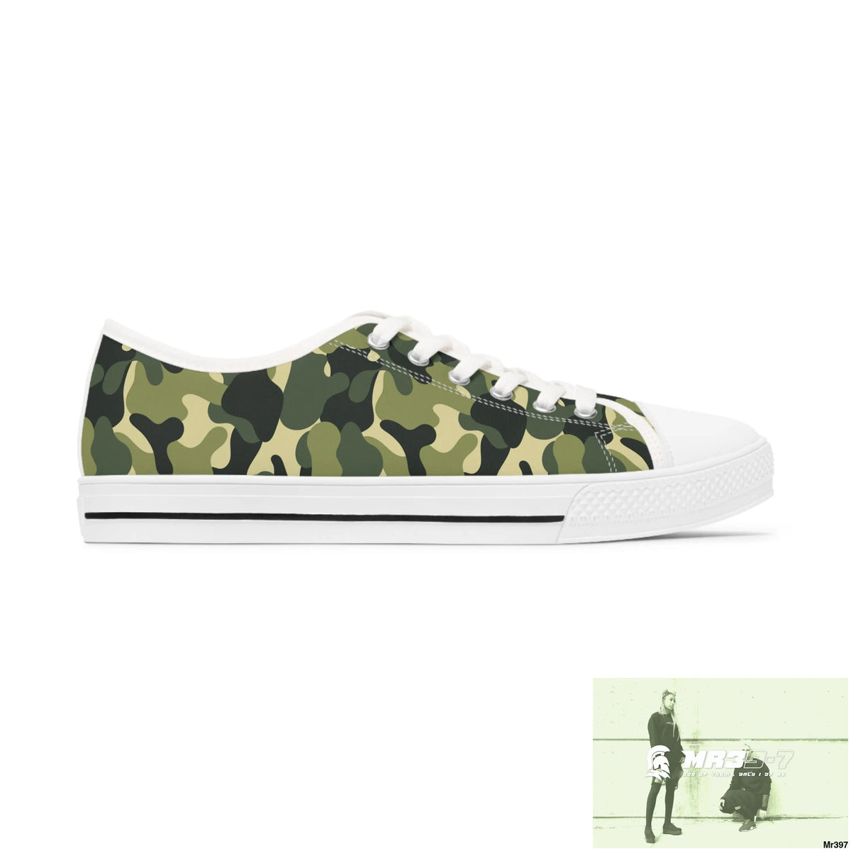 Camo no 5 Women’s Low Top Sneakers Shoes