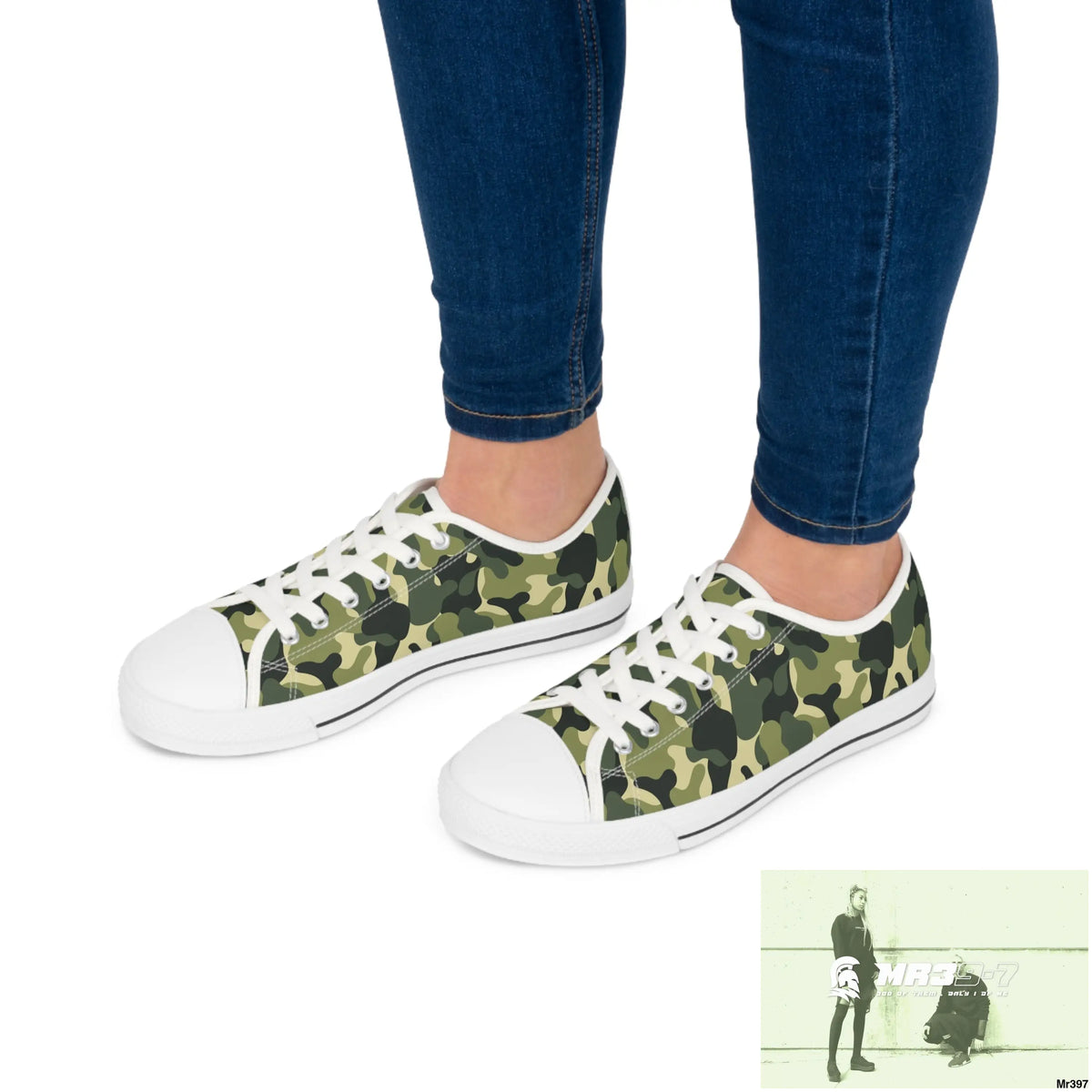 Camo no 5 Women’s Low Top Sneakers Shoes