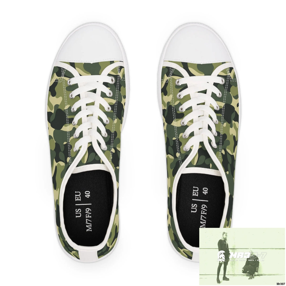 Camo no 5 Women’s Low Top Sneakers Shoes