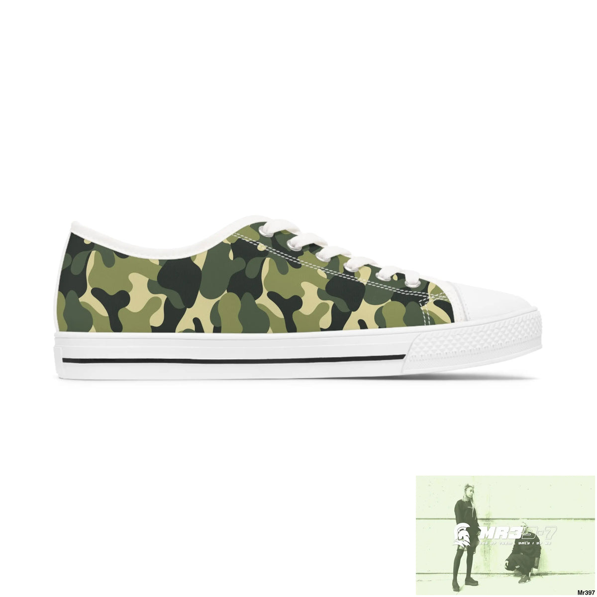 Camo no 5 Women’s Low Top Sneakers Shoes