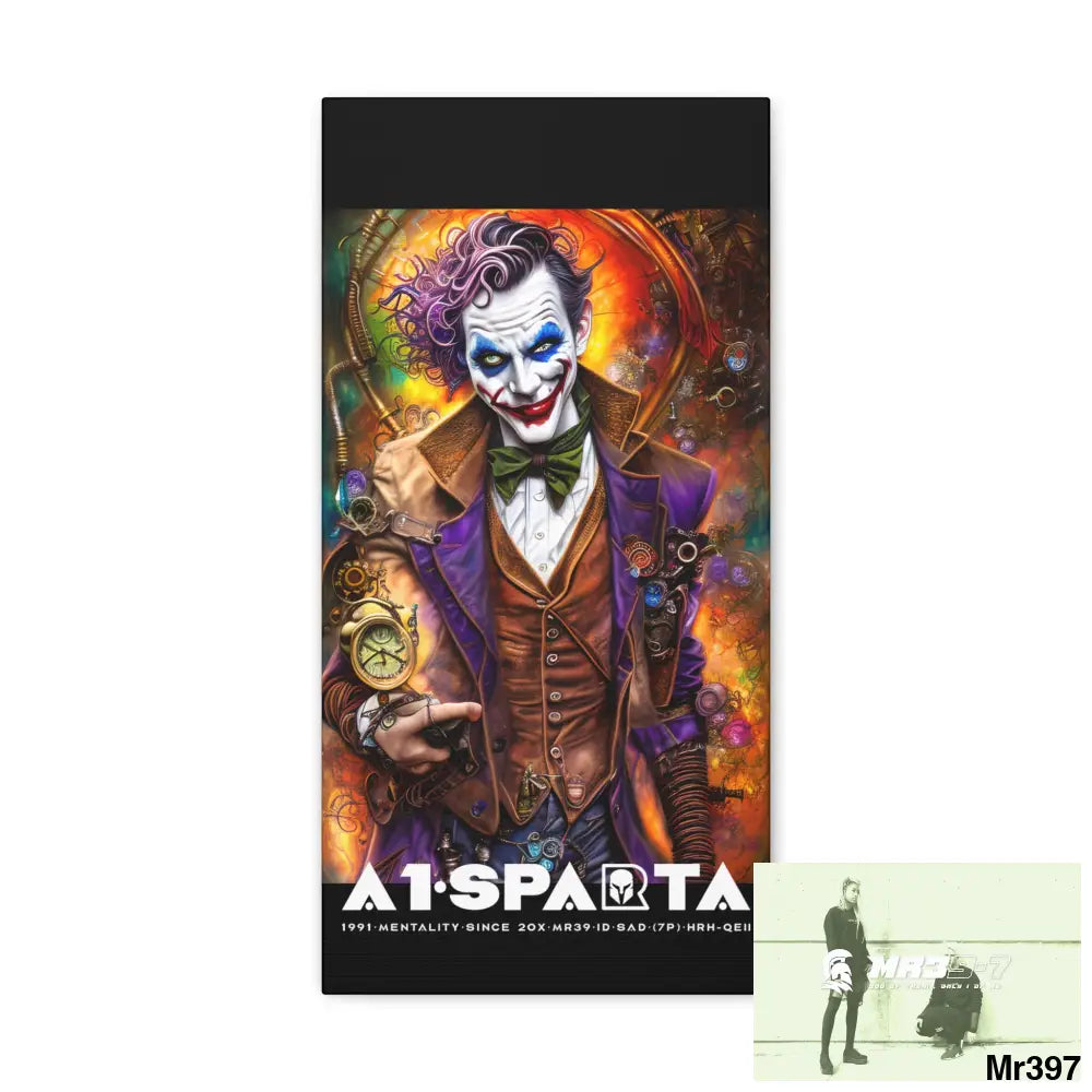 Canvas Gallery Wraps A1.Sparta Steampunk Joker Hearts Tribal Fractal Canvas