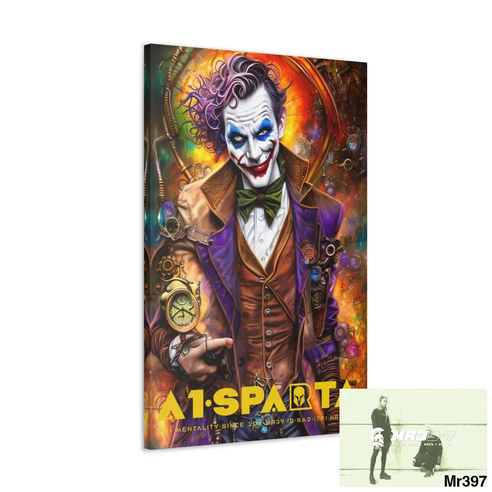 Canvas Gallery Wraps A1.Sparta Steampunk Joker Hearts Tribal Fractal Canvas