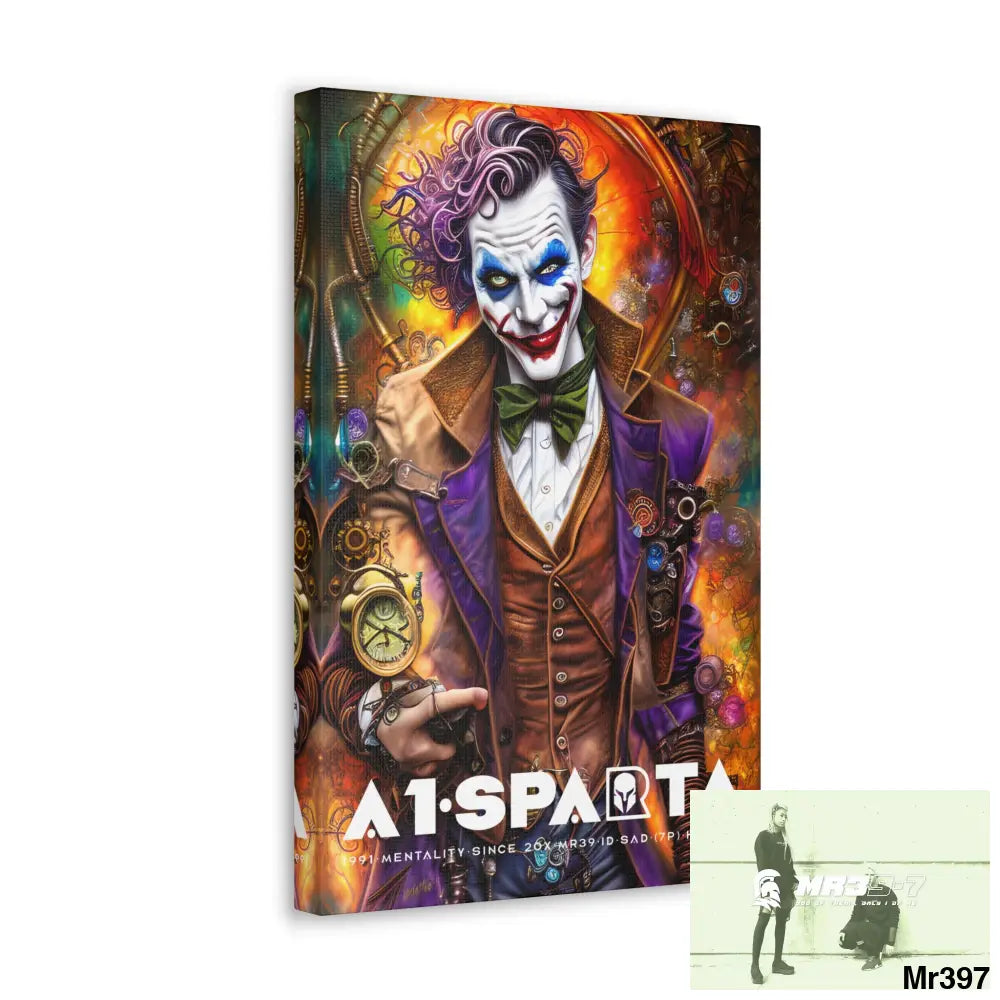 Canvas Gallery Wraps A1.Sparta Steampunk Joker Hearts Tribal Fractal Canvas