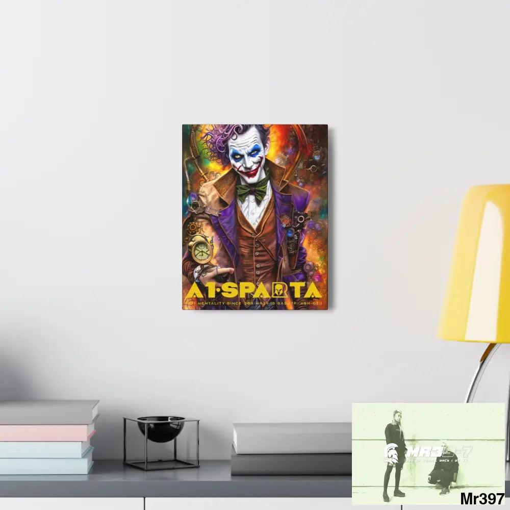 Canvas Gallery Wraps A1.Sparta Steampunk Joker Hearts Tribal Fractal Canvas