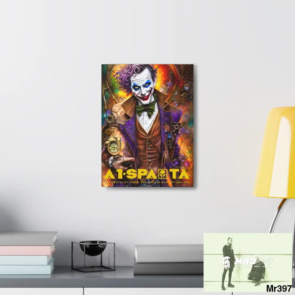 Canvas Gallery Wraps A1.Sparta Steampunk Joker Hearts Tribal Fractal Canvas