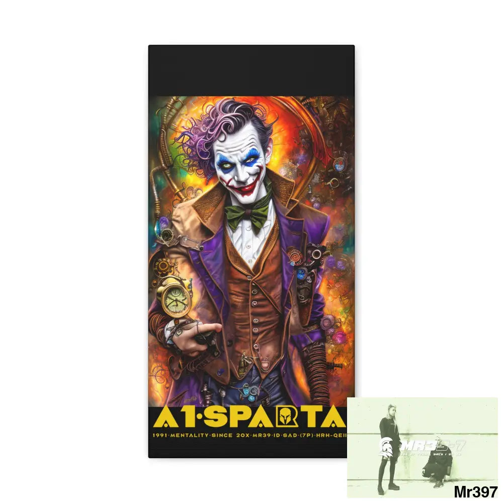Canvas Gallery Wraps A1.Sparta Steampunk Joker Hearts Tribal Fractal Canvas