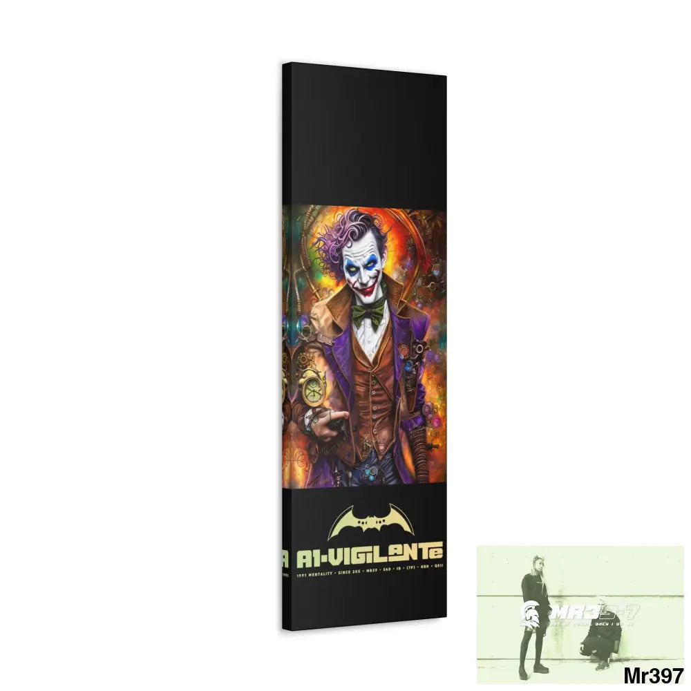 Canvas Gallery Wraps A1vigilante Steampunk Joker Hearts Tribal Fractal Canvas