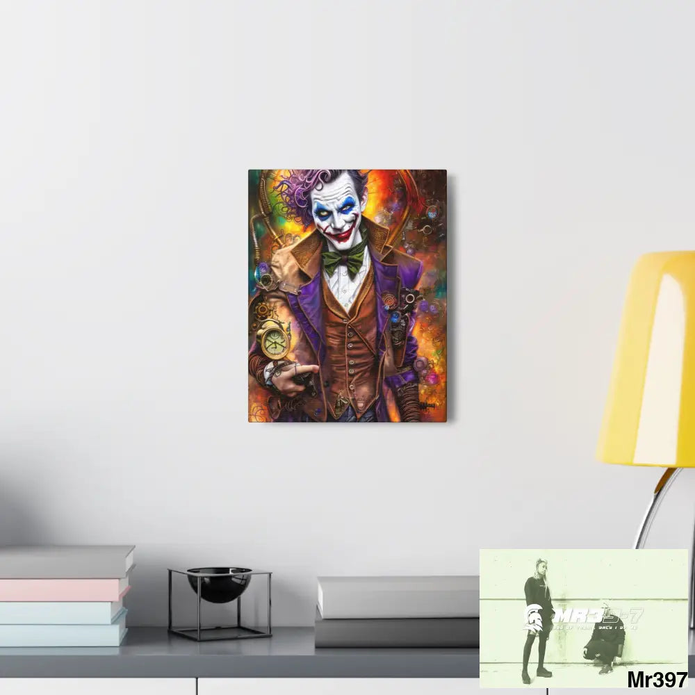 Canvas Gallery Wraps MR39 Steampunk Joker Hearts Tribal Fractal Canvas