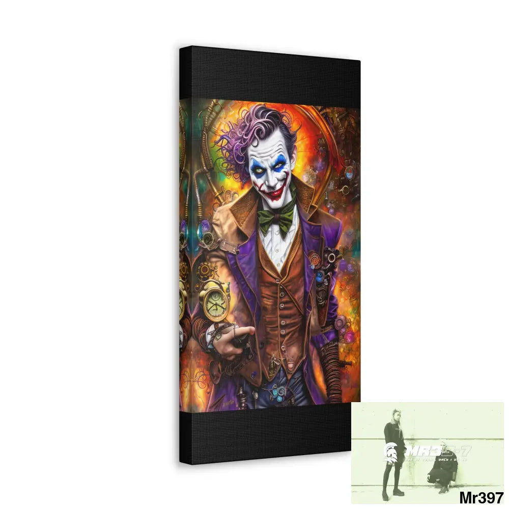 Canvas Gallery Wraps MR39 Steampunk Joker Hearts Tribal Fractal Canvas