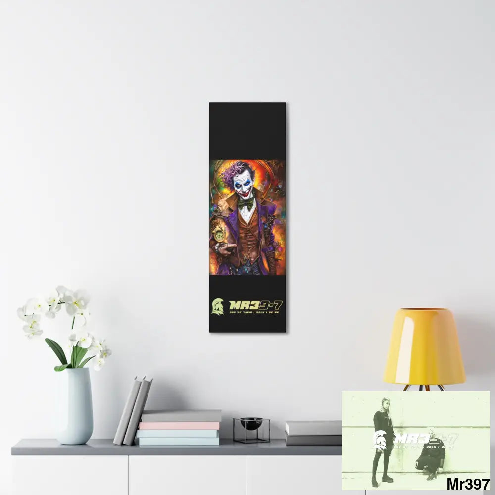 Canvas Gallery Wraps MR39 Steampunk Joker Hearts Tribal Fractal Canvas