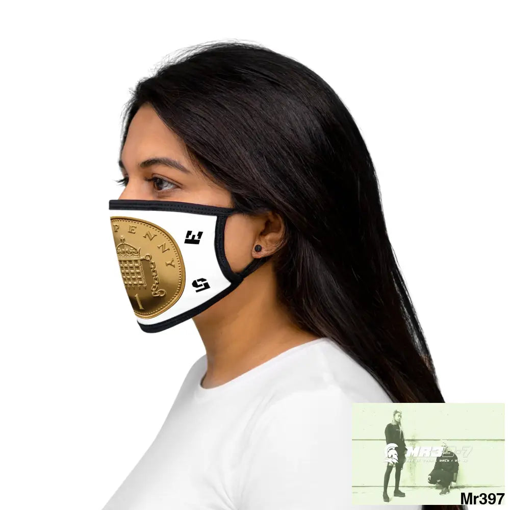 Copy of 1 Penny Vigilante Mixed-Fabric Face Mask One size Accessories