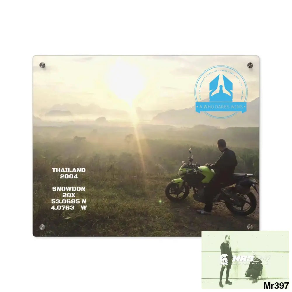 Copy of A Who Dares Wins Mentality All over Thailand 2016 owning Hell Acrylic Wall Art Panels Home Decor