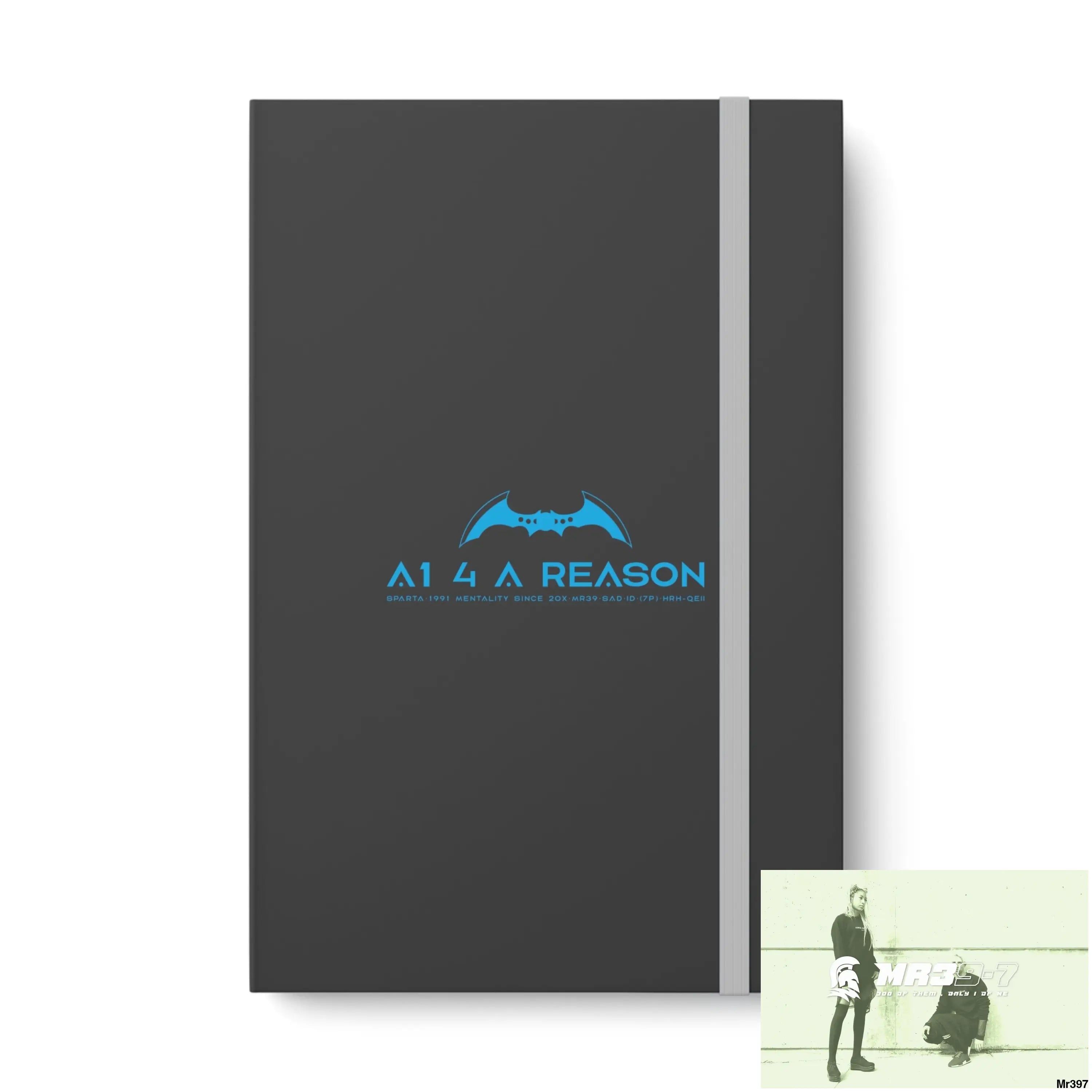 Copy of A1 4 A Reason Color Contrast Notebook - Ruled 5.5’’ x 8.25’’ / Gray / Ruled line Paper products