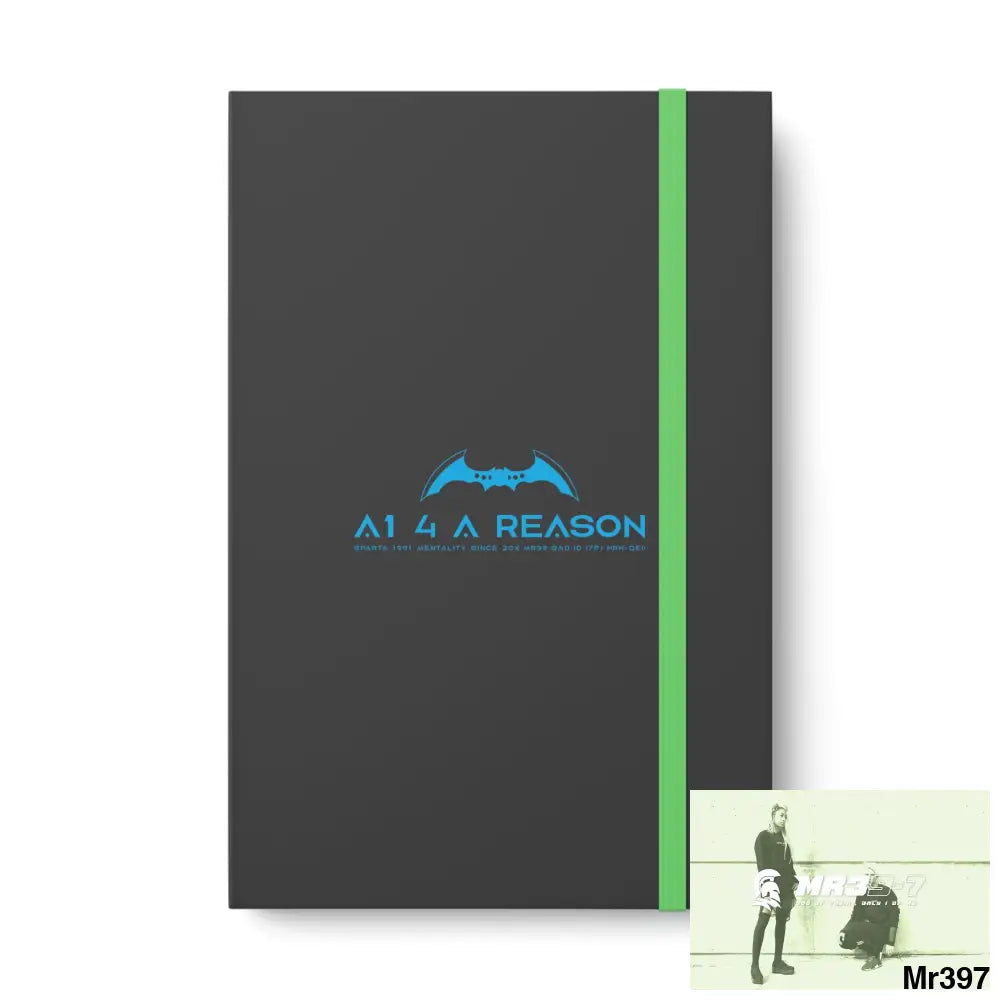 Copy of A1 4 A Reason Color Contrast Notebook - Ruled 5.5’’ x 8.25’’ / Lime / Ruled line Paper products