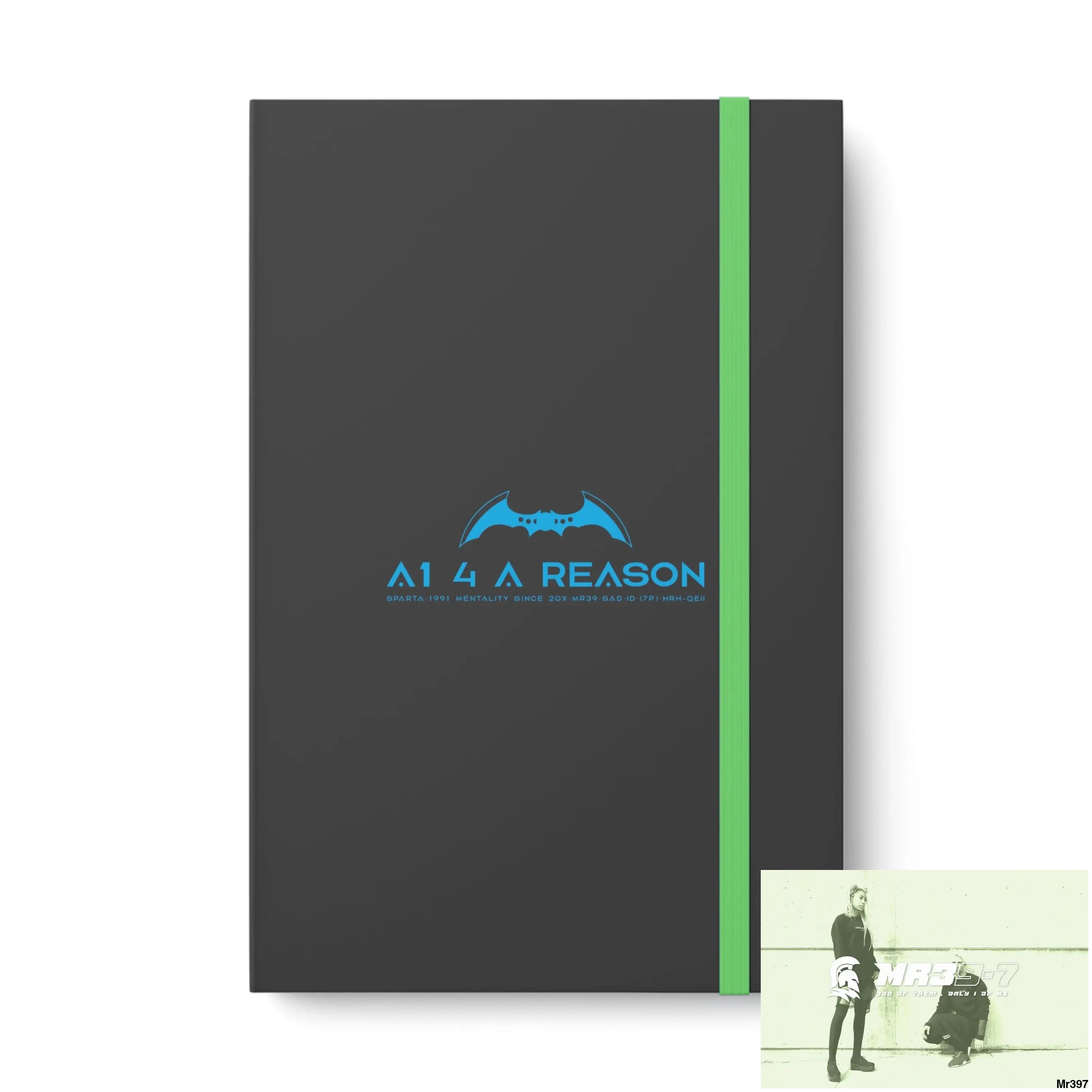 Copy of A1 4 A Reason Color Contrast Notebook - Ruled 5.5’’ x 8.25’’ / Lime / Ruled line Paper products