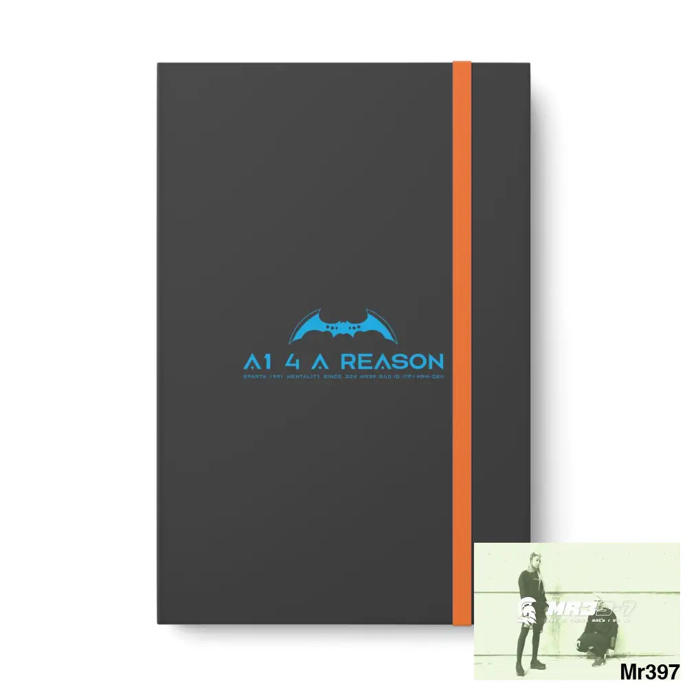 Copy of A1 4 A Reason Color Contrast Notebook - Ruled 5.5’’ x 8.25’’ / Orange / Ruled line Paper products