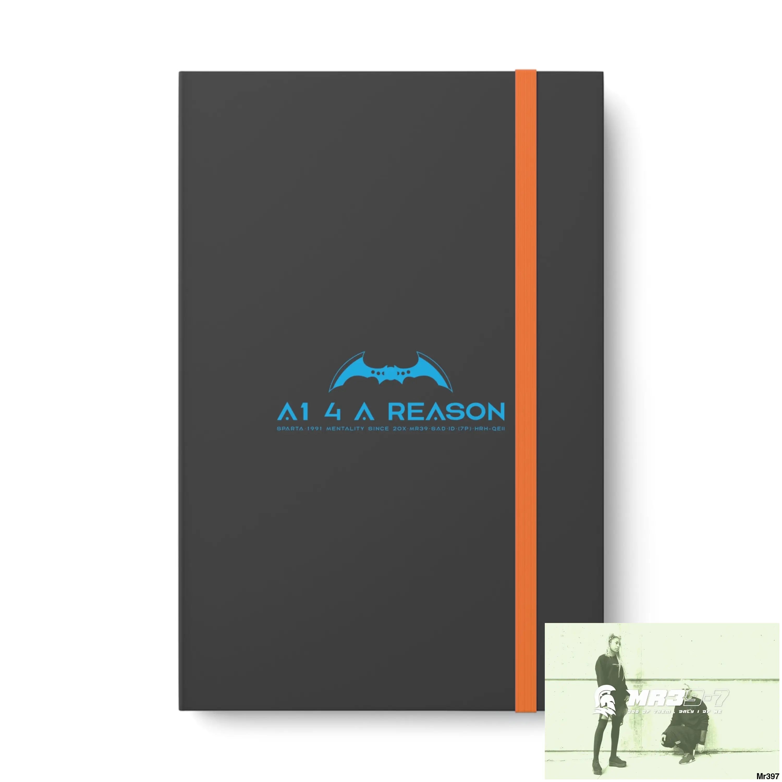 Copy of A1 4 A Reason Color Contrast Notebook - Ruled 5.5’’ x 8.25’’ / Orange / Ruled line Paper products