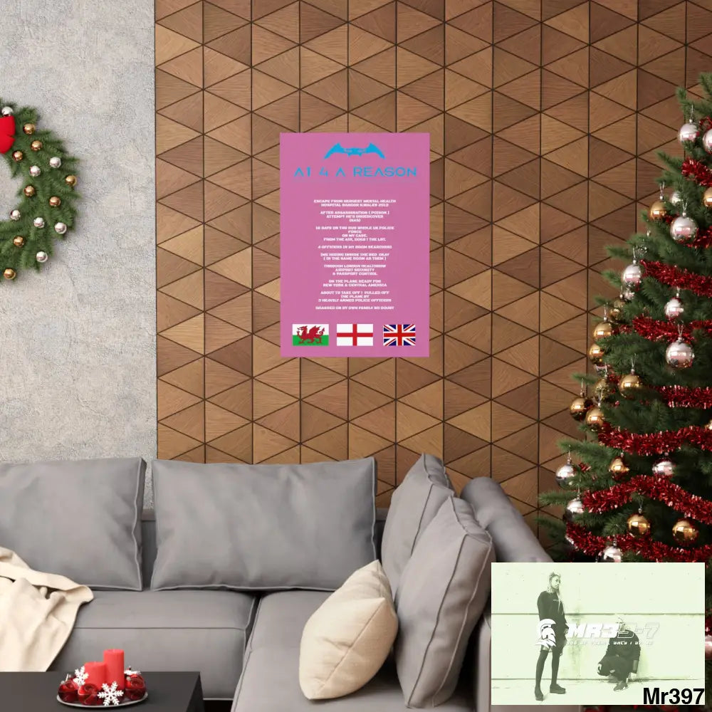 Copy of A1 4 A Reason Escape from Hergest MH Hospital 2013 Matte Vertical Posters Poster