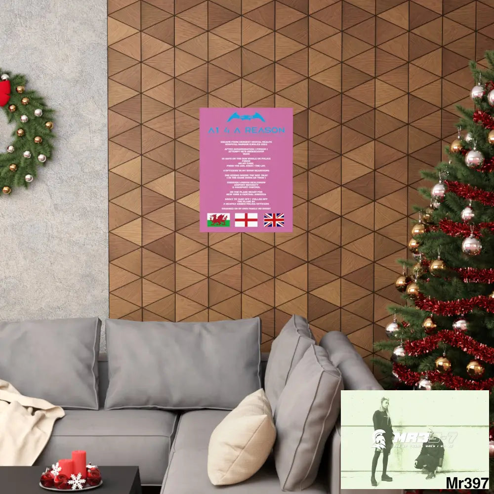 Copy of A1 4 A Reason Escape from Hergest MH Hospital 2013 Matte Vertical Posters Poster