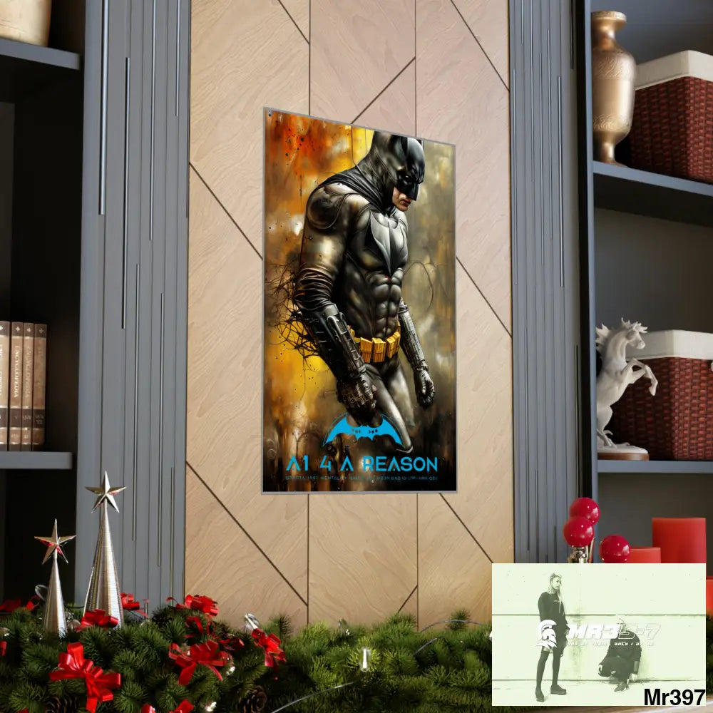 Copy of A1 4 A reason Super Resolution Batpain Steampunk Graphic Matte Vertical Posters Poster