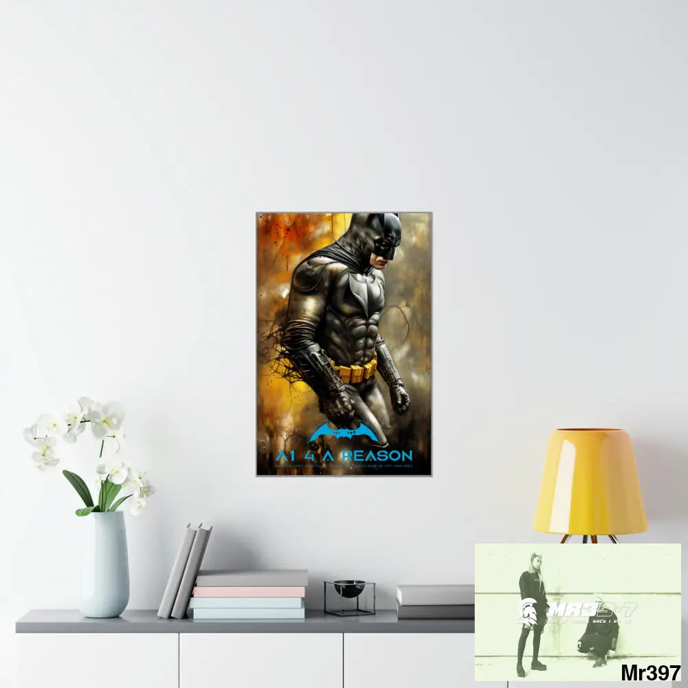 Copy of A1 4 A reason Super Resolution Batpain Steampunk Graphic Matte Vertical Posters Poster