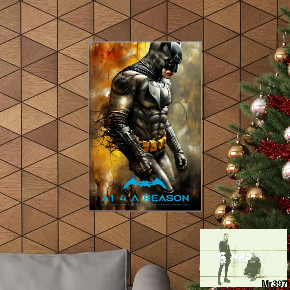 Copy of A1 4 A reason Super Resolution Batpain Steampunk Graphic Matte Vertical Posters Poster