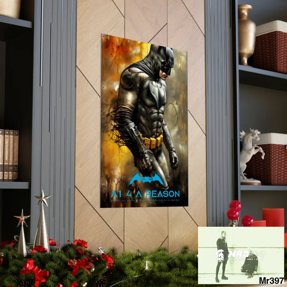 Copy of A1 4 A reason Super Resolution Batpain Steampunk Graphic Matte Vertical Posters Poster