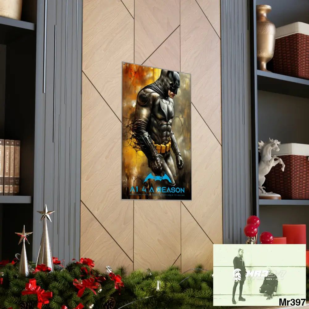 Copy of A1 4 A reason Super Resolution Batpain Steampunk Graphic Matte Vertical Posters Poster