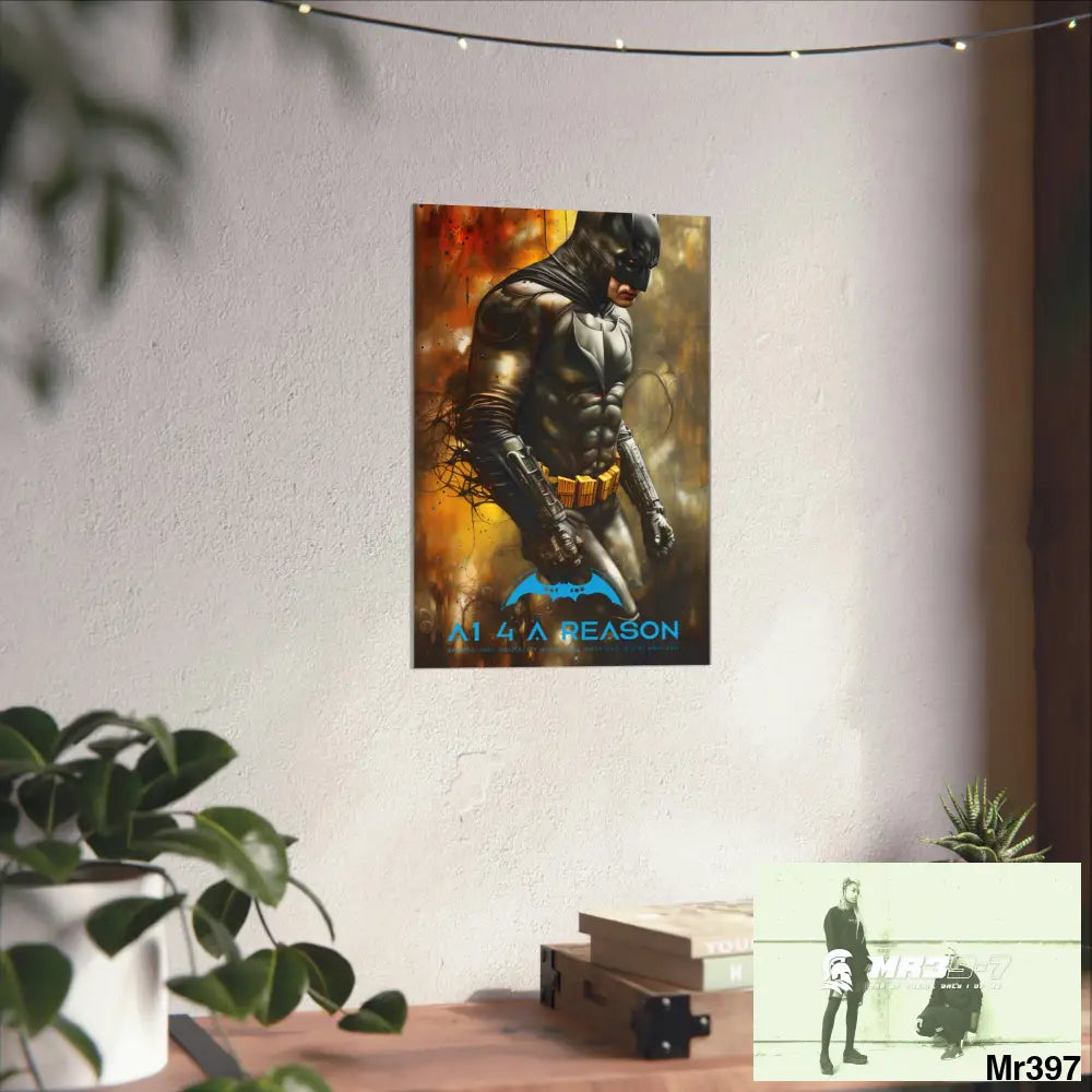 Copy of A1 4 A reason Super Resolution Batpain Steampunk Graphic Matte Vertical Posters Poster
