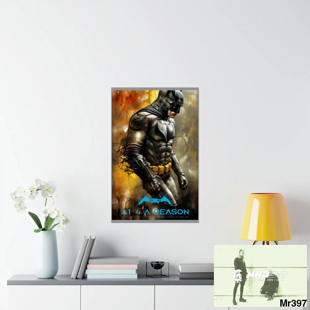 Copy of A1 4 A reason Super Resolution Batpain Steampunk Graphic Matte Vertical Posters Poster