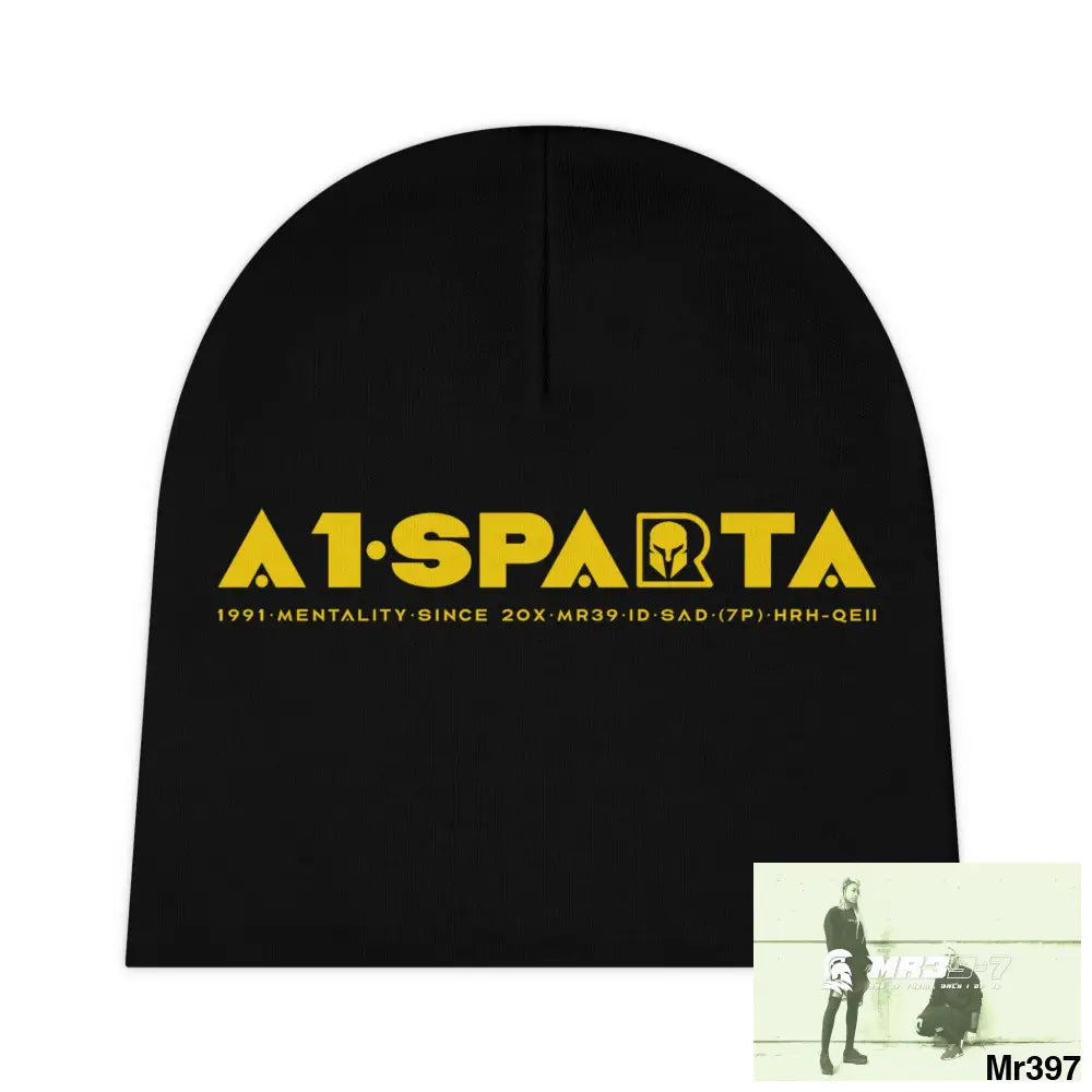 Copy of A1-Sparta Baby Beanie (AOP) One size / White All Over Prints