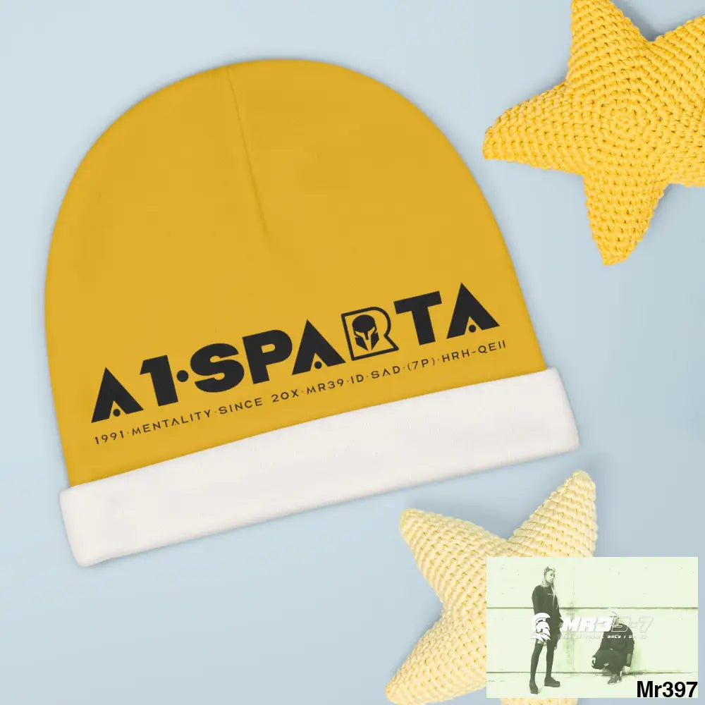 Copy of A1-Sparta Baby Beanie (AOP) One size / White All Over Prints