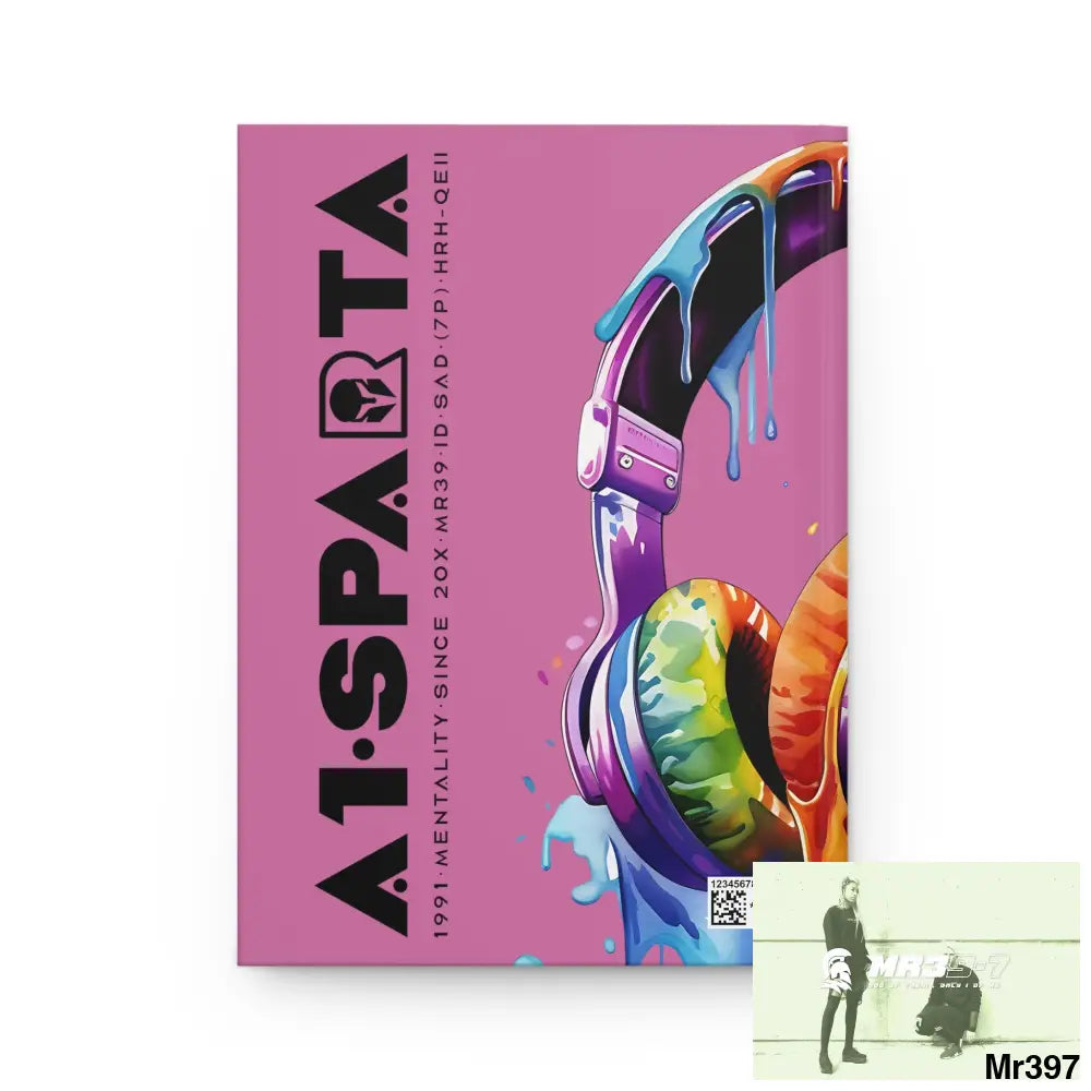 Copy of A1• Sparta Melting Headset Hardcover Journal Matte Journal Paper products