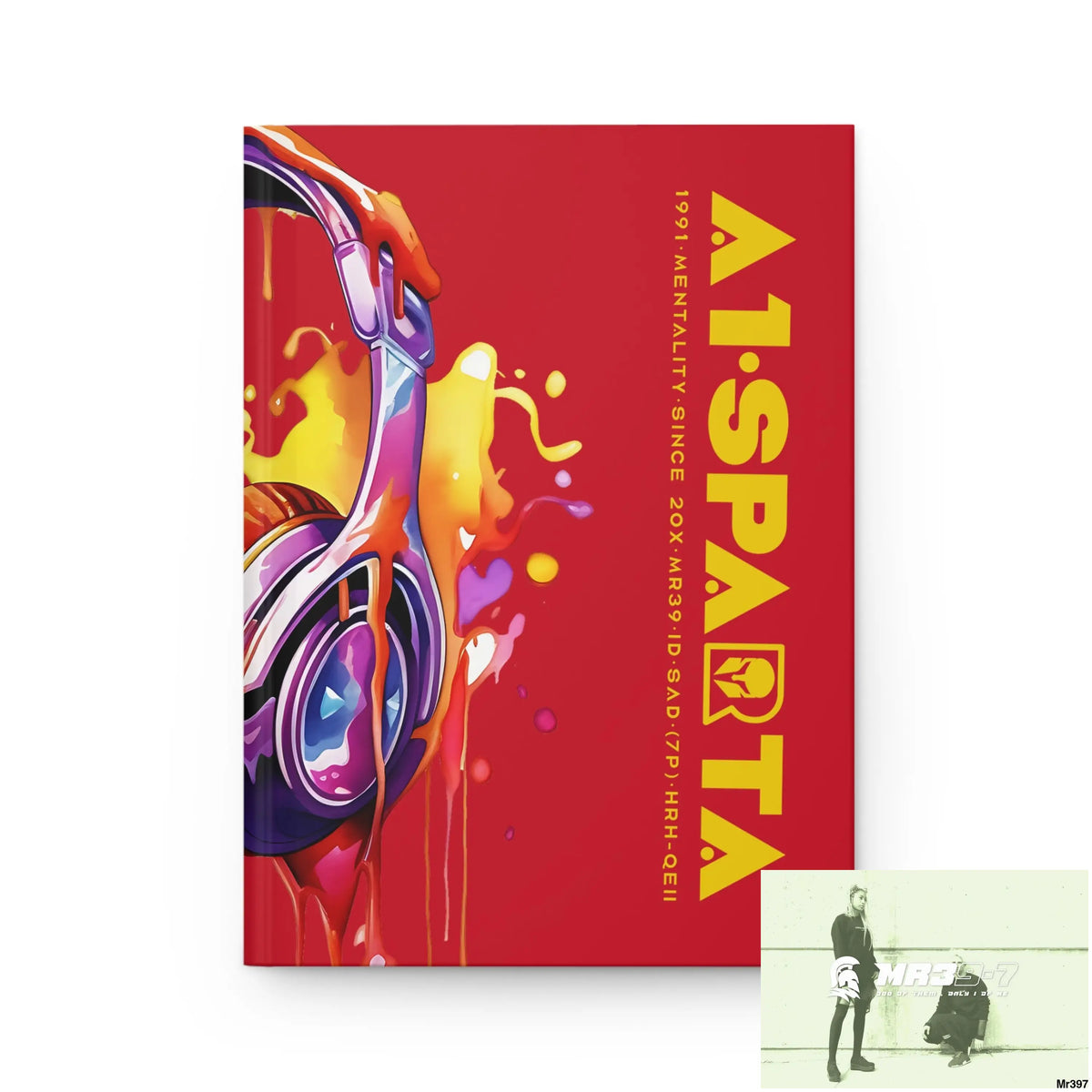 Copy of A1• Sparta Melting Headset Hardcover Journal Matte Journal Paper products