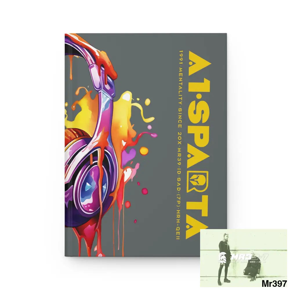 Copy of A1• Sparta Melting Headset Hardcover Journal Matte Journal Paper products