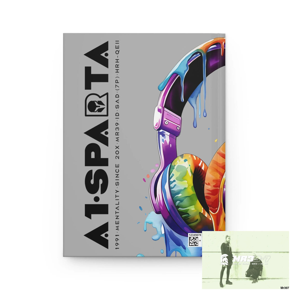 Copy of A1• Sparta Melting Headset Hardcover Journal Matte Journal Paper products