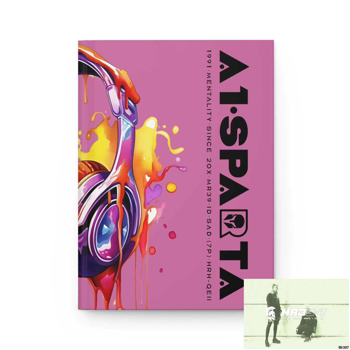 Copy of A1• Sparta Melting Headset Hardcover Journal Matte Journal Paper products