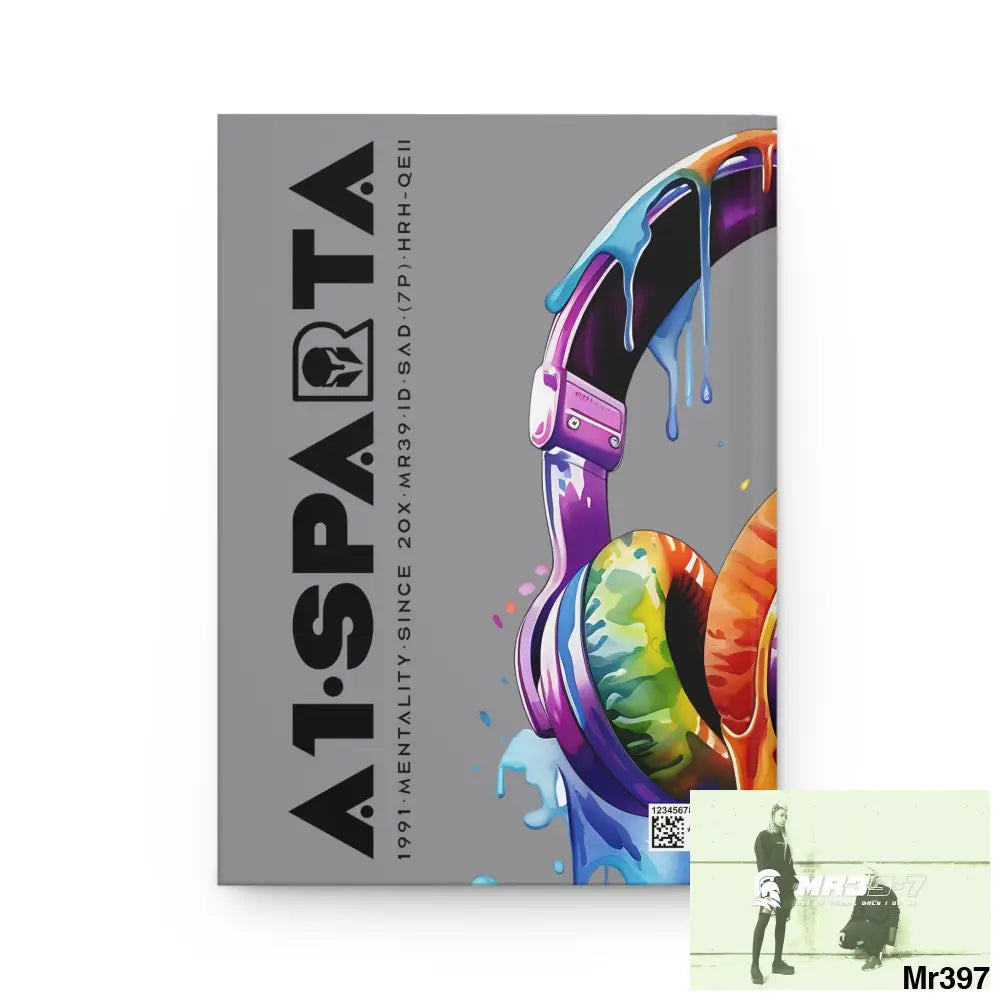 Copy of A1• Sparta Melting Headset Hardcover Journal Matte Journal Paper products