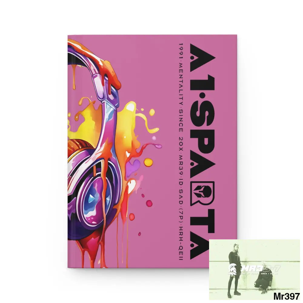 Copy of A1• Sparta Melting Headset Hardcover Journal Matte Journal Paper products