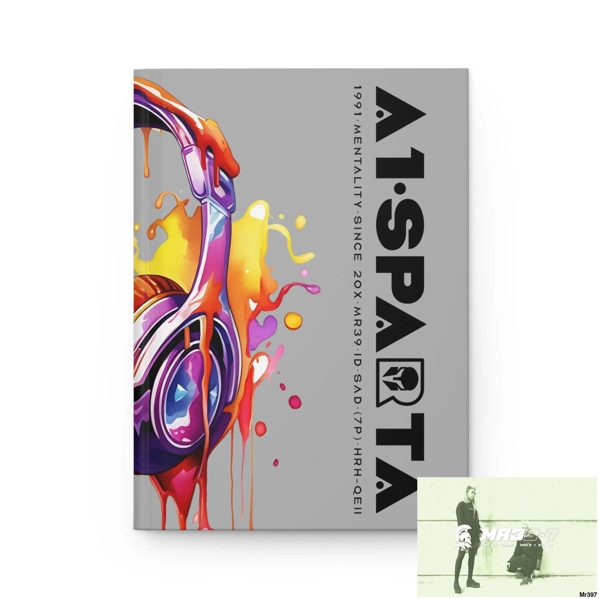 Copy of A1• Sparta Melting Headset Hardcover Journal Matte Journal Paper products