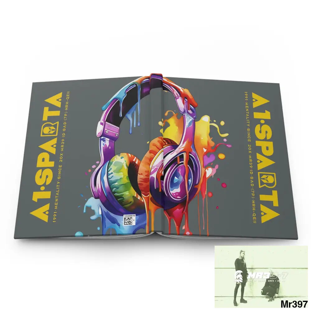 Copy of A1• Sparta Melting Headset Hardcover Journal Matte Journal Paper products