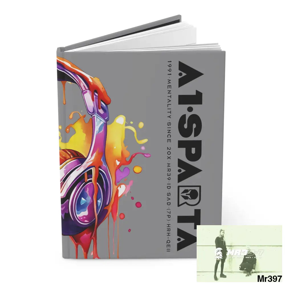 Copy of A1• Sparta Melting Headset Hardcover Journal Matte Journal Paper products