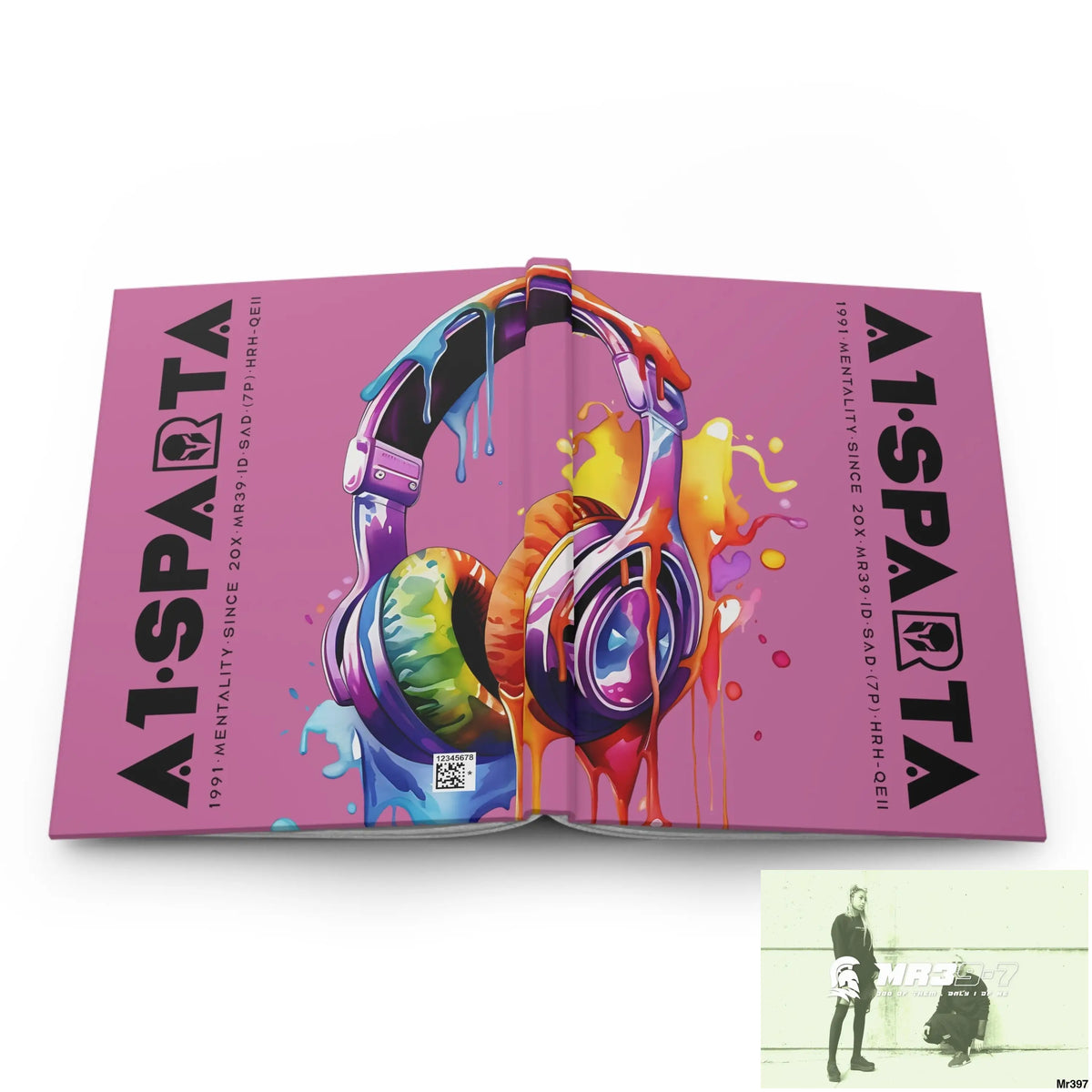 Copy of A1• Sparta Melting Headset Hardcover Journal Matte Journal Paper products